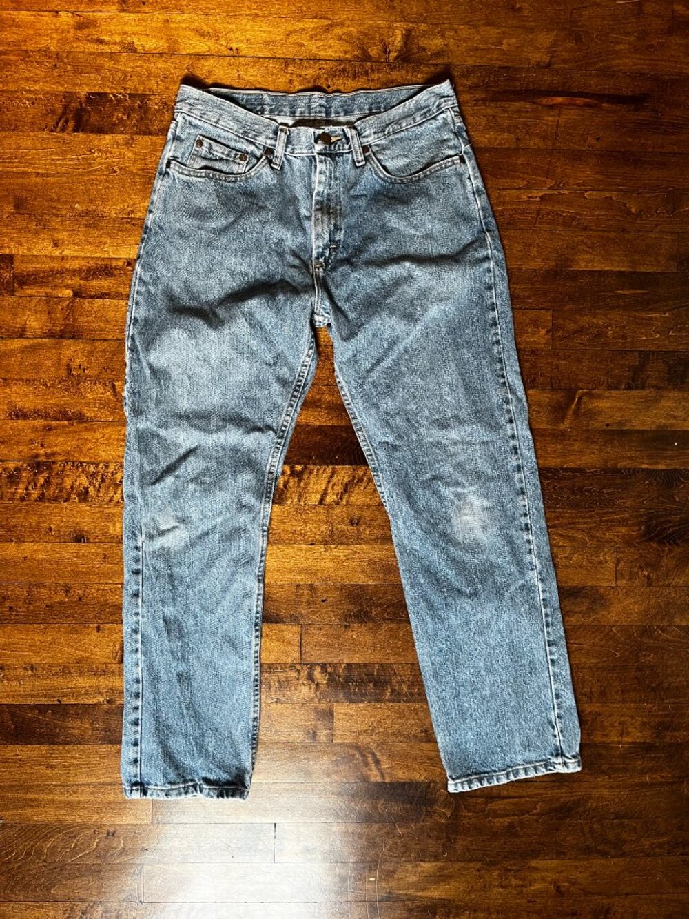 Vintage Wrangler 32x30 Regular Fit Straight Cut Jeans